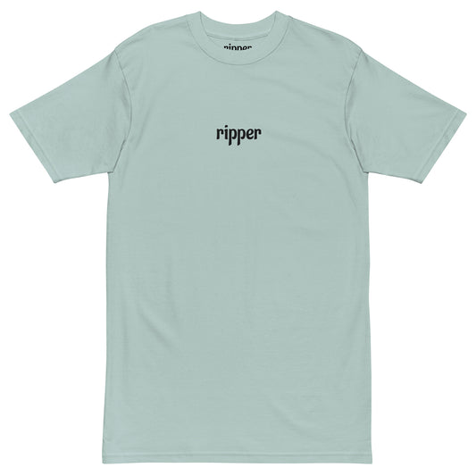 embroidered ripper tee