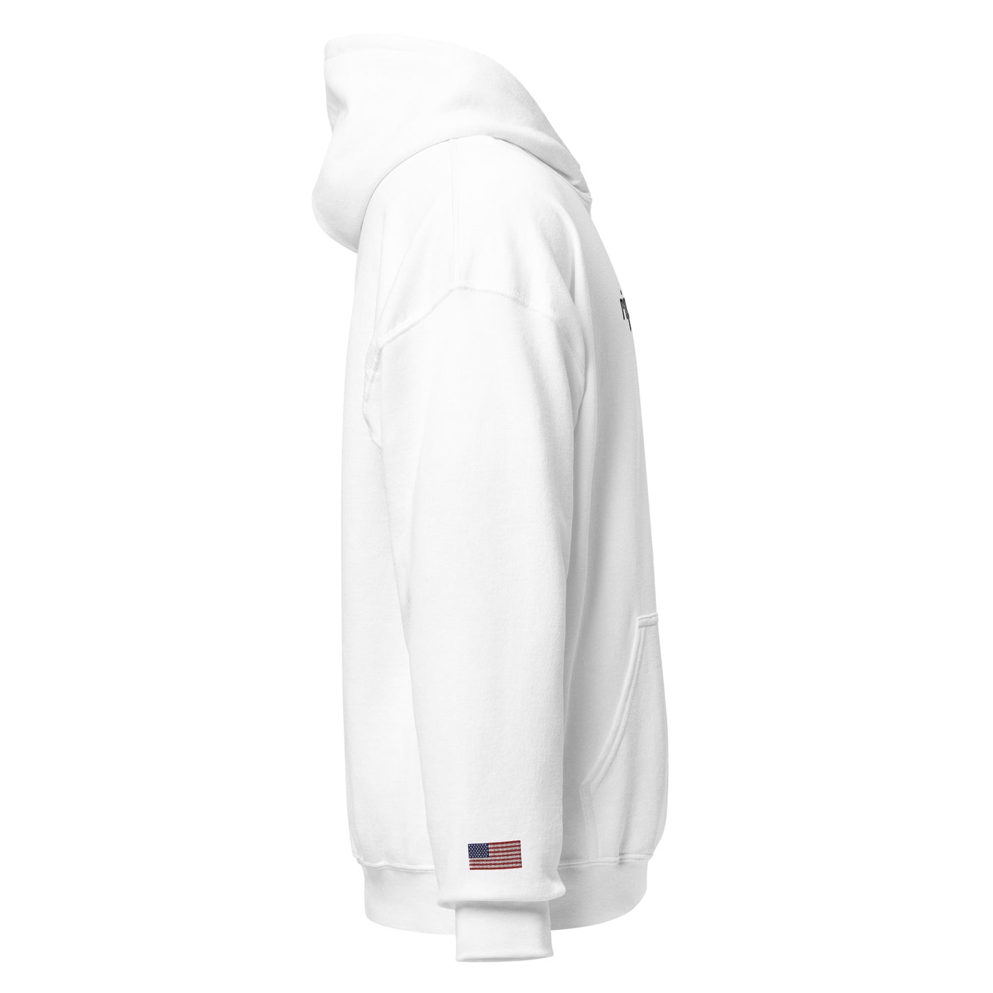 embroidered ripper hoodie