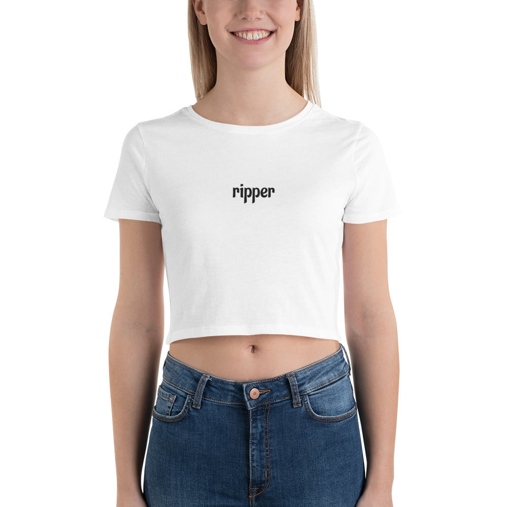 women's Conaway Racing crop tee