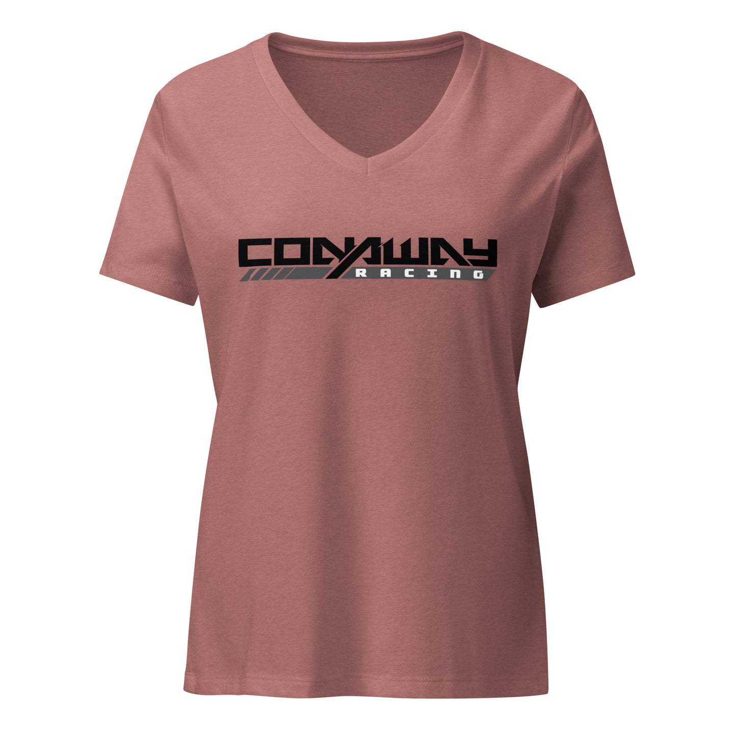 women’s conaway racing v-neck tee